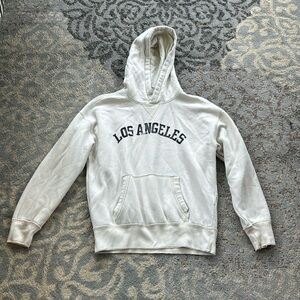 Hollister Los Angeles Oversized Fit Hoodie Cream XS